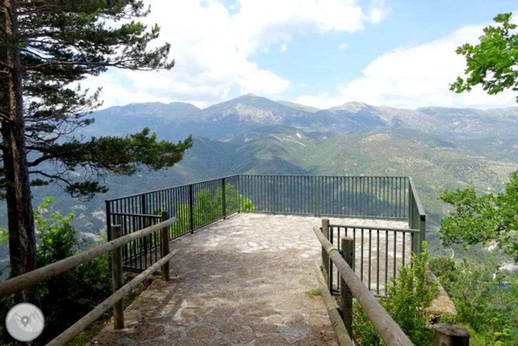 Mirador De Sant Llorenc - Acogedor Apartamento 6P Guardiola de Berga Bagian luar foto